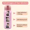105 Novos Adesivos de Grafite de Celebridade Su Xinhao para Decorar Geladeiras, Adesivos Personalizados para Diário DIY, Venda por Atacado do Fabricante