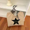 Bolso de Hombro Único de Lona de Moda Sensación de Alta Gama Bolso para Mujer Versátil Casual Bolso para Estudiante de Moda Unisex Bolso de Axila Gran Capacidad Moderno