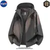 Conjunto de Roupas e Bermudas de Proteção Solar de Alta Qualidade da Marca Nasa para Homens e Casais, Estilo Fino Respirável de Verão, Conjunto Completo da Moda