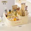 Caixa Organizadora de Cosméticos de Mesa com Múltiplos Compartimentos Caixa Pequena Caixa para Pincéis de Maquiagem Caixa para Batom Estante para Maquiagem