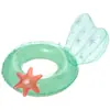 Flotador de natación para niños estilo coreano con lentejuelas y concha, con respaldo engrosado, flotador de natación moderno, flotador para axilas para niños