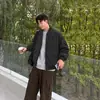 Chaqueta de tendencia transfronteriza para hombre, chaqueta de aviador para hombre, temporada de otoño e invierno, color liso, cuello alto, corte limpio, chaqueta, uniforme de béisbol