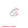 Acero Inoxidable Hebilla Doble S de Lanzamiento Fino Hebilla de 8 Caracteres Joyería Accesorios Pulsera DIY Conexión de Collar Hebilla de Accesorios para Bolsos Hebilla Colgante