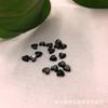 Suministro Directo de Fábrica de Conchas Naturales, Conchas Negras, Conchas Blancas, Accesorios de Cuentas Sueltas con Forma de Corazón de 3 mm 4 mm Curvadas para Bricolaje