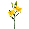 Flores Artificiales para Boda, Lirios Grandes 3D de Alta Gama, Flores Falsas de Plástico, Flores de Pegamento PU, Adornos de Orquídea Phalaenopsis, Decoración de Salón de Bodas