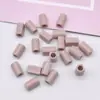 Faixa de cabelo DIY fivela de conexão diâmetro do furo interno 3mm cor de doce tubo de conexão de elástico contas acessórios