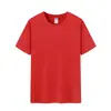Nova Camiseta de Gola Redonda Cor Macaron de Verão Roupas para Aula de Jardim de Infância Roupas Diárias para Atividade Pai-Filho em estoque