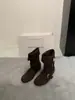 Botines Chelsea de Plataforma Retro para Mujer 2026 Suela Suave Hebilla Media Caña Estilo Vaquero Apilados Botas de Montura Uso Bidireccional