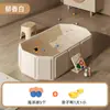Bañera grande para bebés MaiChuang para niños de 0 a 5 años, bañera plegable para bebés, adecuada para sentarse y acostarse, bañera integrada para recién nacidos