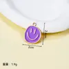 Pingente de Rosto Sorridente Assimétrico Popular Transfronteiriço Expressão Fofa Pingente de Liga Leve Acessórios para Pulseira Colar DIY