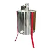 Centrífuga de miel eléctrica Dadant de 4 cuadros de acero inoxidable directa de fábrica, extractor de miel ruso, separador de miel