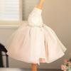 Vestido de niña hilo esponjoso vestido de princesa cumpleaños rosa encaje sin mangas vestido de novia de niña vestido de niña