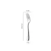 Acero Inoxidable 304 de Alta Calidad Hotel Restaurante Hogar Cubiertos 1010 Cuchillo para Bistec Tenedor Cuchara Juego de Cubiertos Occidentales Tenedor para Frutas Cuchara