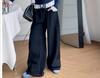 Conjunto de Suéter de Encaje para Niñas Primavera y Otoño 2025 Nuevo Estilo Coreano Moda Infantil Mediana y Grande Diseño Suelto de Punto Conjunto de Dos Piezas