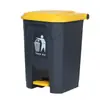 Fabricante de Lixeira com Pedal 50L Espessada com Tampa Grande Comercial Sanitária 100L Limpeza de Cozinha Lixeira de Plástico