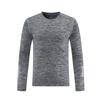 Camiseta masculina de manga comprida outono 2022, moletom masculino esportivo, fitness, corrida, treino, camiseta solta casual