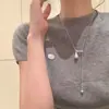 Collar Deslizante de Perlas Barrocas Irregulares Estilo Francés para Mujer, Cadena para Clavícula de Lujo Ligero Nicho Gargantilla