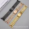 Para apple iwatch huawei tres cuentas correa de acero inoxidable hebilla huawei correa de reloj inteligente applewatch
