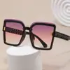Gafas de Sol Cuadradas de Moda con Personalidad Europeas y Americanas para Mujer, Verano, Protección UV, Protector Solar, Moda, Parasol para Exteriores, Gafas de Sol