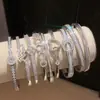 Pulsera Geométrica de Circonita Transfronteriza Europea y Americana, Lujo Ligero, Pulsera de Moda de Gama Alta, Diseño Único de Nicho, Accesorio de Mano Versátil