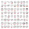 72 Lindas Ilustraciones Sencillas de Dibujo Lineal de Dibujos Animados, Pequeños Paquetes de Expresiones, Pegatinas de Graffiti, Pegatinas para Cuadernos, Pegatinas para Computadoras