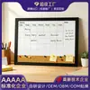 Pizarra Blanca Combinada con Corcho YW Calendario Personalizado Versión Amazon Tablero Planificador Semanal Hogar Impreso Bloc de Notas Magnético
