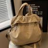 Bolsa de Tela de Nylon para Mujer, Gran Capacidad, Nuevo Bolso Cruzado de Hombro Versátil Otoño e Invierno 2026, Sensación de Alta Gama, Bolso de Mano Tipo Cubo