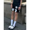 Pantalones Cortos Deportivos Rectos Estampados con Espuma de Kapok Transfronterizos para Hombres y Mujeres, Pantalones Casuales de Verano, Shorts de Cinco Puntos Sueltos de Peso Pesado
