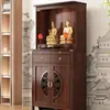 Gabinete de Altar de Madera Maciza, Mesa de Ofrendas, Mesa de Incienso, Altar de Dios, Santuario del Dios de la Riqueza, Mesa de Adoración, Nuevo Gabinete de Altar de Buda Estilo Chino, Gabinete de Pie para el Hogar