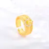 Anillo de Moda 2025 Estilo Palacio Microincrustado con Circonita, Elegancia Vintage, Joyería Versátil de Alta Gama para Regalo