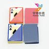 Servicio de Procesamiento de Cartas de Póker Texas Hold'Em, Cartas de Juego de PVC Personalizadas Gruesas, Impermeables y Resistentes al Doblado con Impresión Grande, Fabricante de Cartas de Póker de Plástico