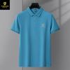 Camiseta Polo de Manga Corta para Hombre Parson Long Primavera Verano Casual Talla Grande Top para Hombre Camiseta de Manga Corta Polo
