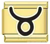 Nuevo Modelo de Pulsera de Módulos con 12 Signos del Zodiaco, Acero Inoxidable Italiano, Patrón Dorado Bañado por Goteo de Aceite, Accesorio de Pulsera Personalizable DIY Gratis