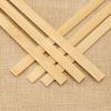 Palitos Planos de Bambu Carbonizado, Artesanato DIY Feito à Mão, Tiras de Bambu para Modelismo, Pedaços de Bambu, Lanternas, Gaiolas de Pássaros, Tecelagem de Bambu, Palitos Quadrados de Bambu, Produtos de Bambu