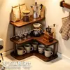 Estante de Almacenamiento para Mesa de Comedor Organizador de Vasos de Escritorio Mesa Pequeña de Múltiples Niveles para Encimera de Sala de Estar Estante para Organizar y Colocar Vasos de Agua