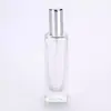 F001- Frasco de perfume quadrado, frasco spray, frasco de vidro vazio, frasco de recarga de perfume, frasco portátil 3.5.10.20.30ML