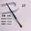 Cangzhou Pincel de Maquiagem Série Flan de Seda Pincel para Sobrancelha Pincel para Sombra nos Olhos Pincel para Lábios 12 Cabelo de Pônei Pincel para Sombra no Nariz Pincel de Esfumar