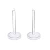 Diy Accesorios de Joyería Hechos a Mano Simples Transparentes de Plástico Plano Aguja de Oreja Plana de Resina Pegamento de Aguja Plana Joyería Aretes