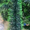Decoraciones Navideñas Transfronterizas, Verde Oscuro con Lentejuela de Borde Blanco, Decoraciones para Fiestas, Guirnaldas Festivas, Cintas de Colores, Cintas Teñidas, Cintas Encriptadas