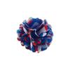 Nuevo 5cm Chifón Mascota Colgante Flor Bandera de EE. UU. Estampado Rayas Ola Cabeza de Gato y Perro Tocado Flor Corsage Flor para Zapato