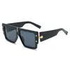 2025 Nuevas Gafas de Sol Cuadradas de Marco Pequeño Moda Europea y Americana Gafas de Sol Estilo Callejero Gafas de Sol con Visera Ins Fronterizas Celebridad de Internet