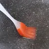 Brocha de Aceite para Panqueques de Cocina, Pequeña Brocha Comestible para Hornear, Brocha de Aceite de Silicona Doméstica Resistente a Altas Temperaturas que No Suelta Pelusa para Asar