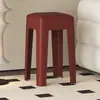 Taburete de Plástico para Uso Doméstico, Engrosado para Adultos, Resistente para Sala de Estar Mesa de Comedor, Antideslizante, Apilable, Banco Taburete Alto Sencillo