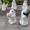 Nova estátua de cachorro fantasma cruzando a fronteira 2024 nova estátua de Halloween decoração de pátio