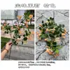 Atmosfera de outono cor caramelo laranja-amarelo flores artificiais casa hotel casamento decoração suave arranjo de flores flores de mesa atacado