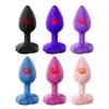 Perlas anales, juguetes SM, productos para el placer femenino, estimulador anal, tapón anal con forma de pata de gato y rosa, juguetes sexuales para adultos al por mayor