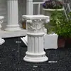 Adornos Creativos de Columna Romana Patio Jardín Entrada de Casa Decoración del Hogar Boda Camino Base de Escultura Retro