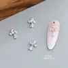 Accesorios Populares Transfronterizos para Uñas DIY: Cruz Chrome Hearts, Pedrería Suelta Brillante 3D, Pedrería Decorativa de Aleación en Forma de Corazón