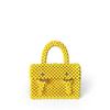 2024 Nuevo maletín de cuentas hecho a mano para mujer, precioso bolso cuadrado, informal, bandolera de hombro, bolso de mano con acabado