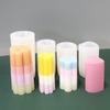 Molde para vela de flor de trébol de cuatro hojas DIY adornos de aromaterapia hexagonal amor jabón hecho a mano resina molde de silicona